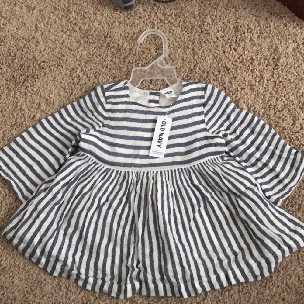 Baby Girl Stripes Flowy Dress